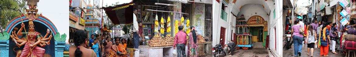 Mahankali Temple and Bazaar Walk
